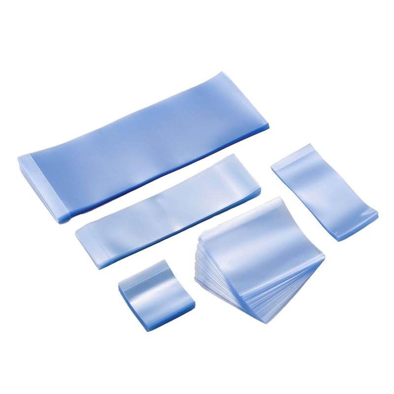 WEIWEI PACKAGING Store Weiwei - 500 PCS 80 x 28 mm Clear Perforated Shrink Bands - Image 1